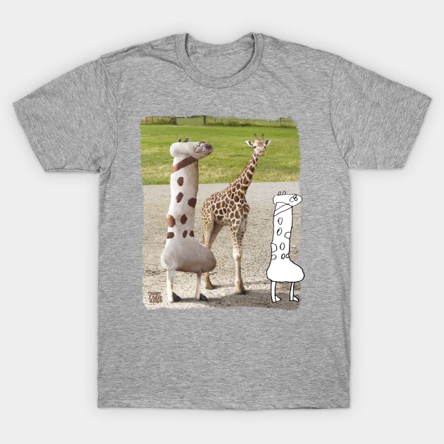 Have a Laugh, Giraffe T-Shirt by Things I Have Drawn